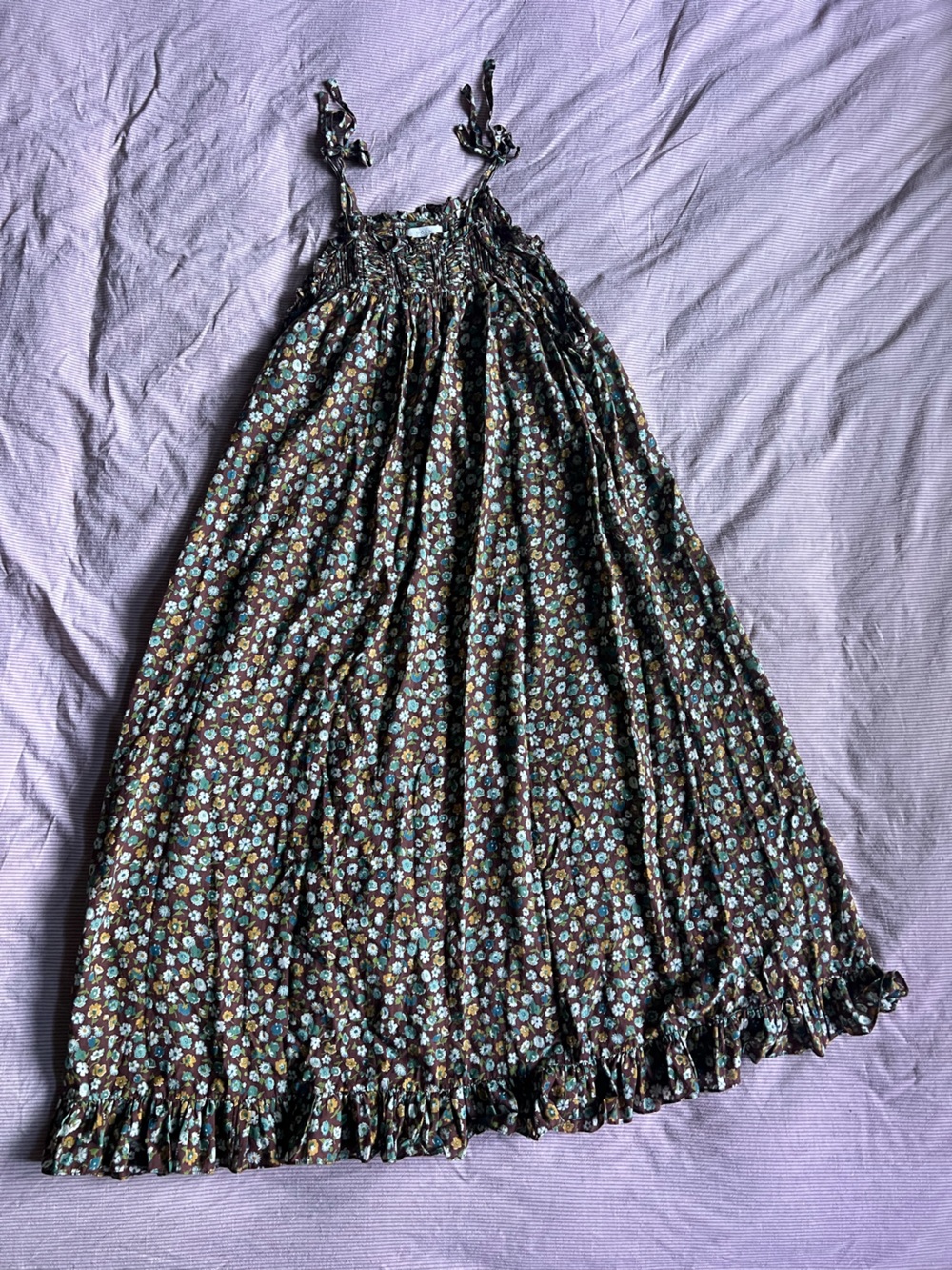 Doen Plumosa Dress Bistre Tasha Garden Size Large